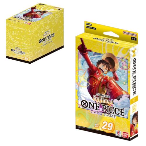 BANDAI NAMCO One Piece – Egg Head Card Game – In box (20x24cm) da 6 Starter Desks…x1